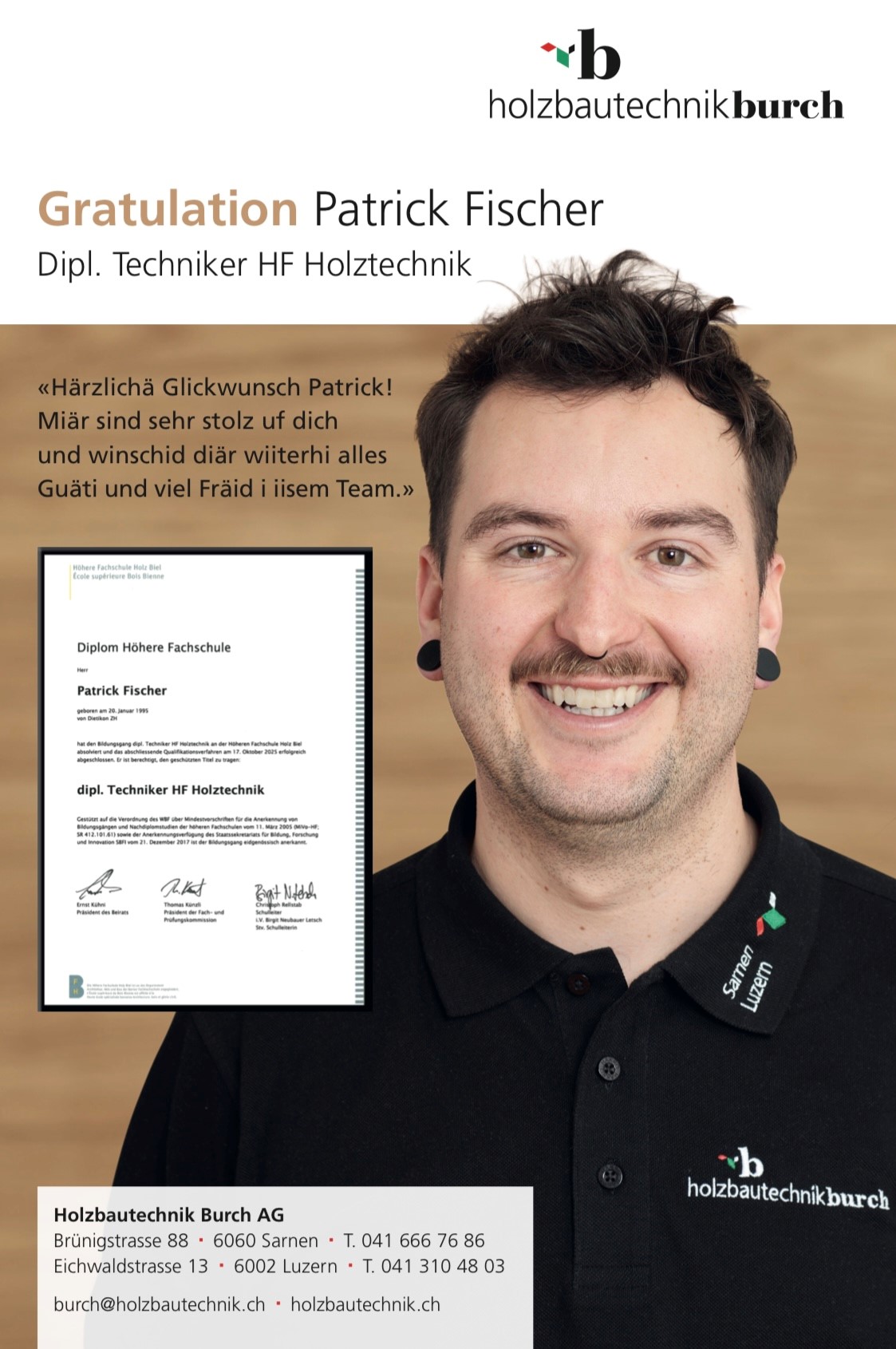 Gratulation Patrick Fischer